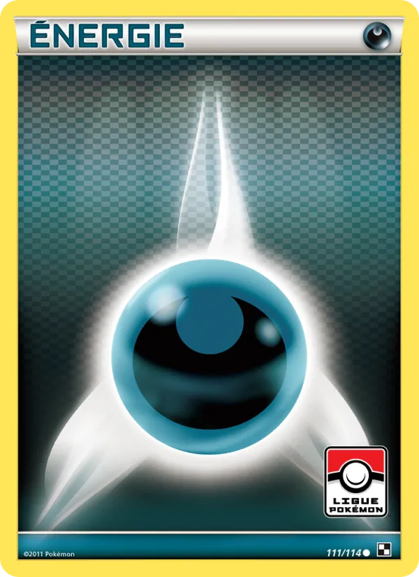 Carte Pokémon Énergie Obscurité 111/114 de l'extension Noir & Blanc
