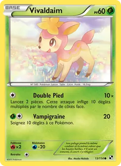 Carte Pokémon Vivaldaim 13