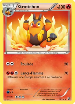 Carte Pokémon Grotichon 18