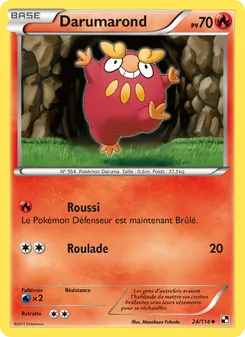 Carte Pokémon Darumarond 24