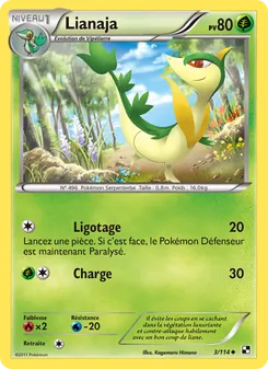 Carte Pokémon Lianaja 3