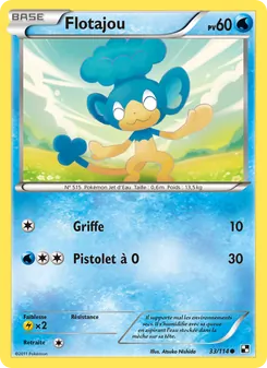 Carte Pokémon Flotajou 33