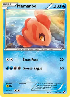 Carte Pokémon Mamanbo 38