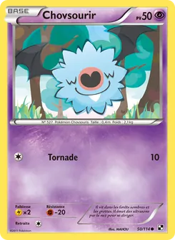 Carte Pokémon Chovsourir 50