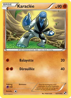 Carte Pokémon Karaclée 62