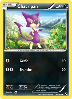 Carte Pokémon Chacripan 66