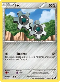 Carte Pokémon Tic 74