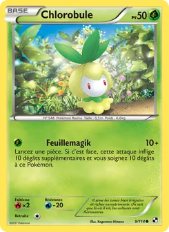 Carte Pokémon Chlorobule 9