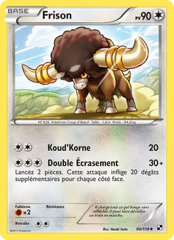 Carte Pokémon Frison 90