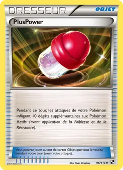Carte Pokémon PlusPower 96