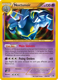 Carte Pokémon Noctunoir 104