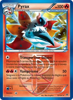 Carte Pokémon Pyrax 13