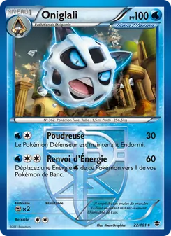 Carte Pokémon Oniglali 22