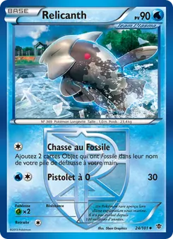 Carte Pokémon Relicanth 24