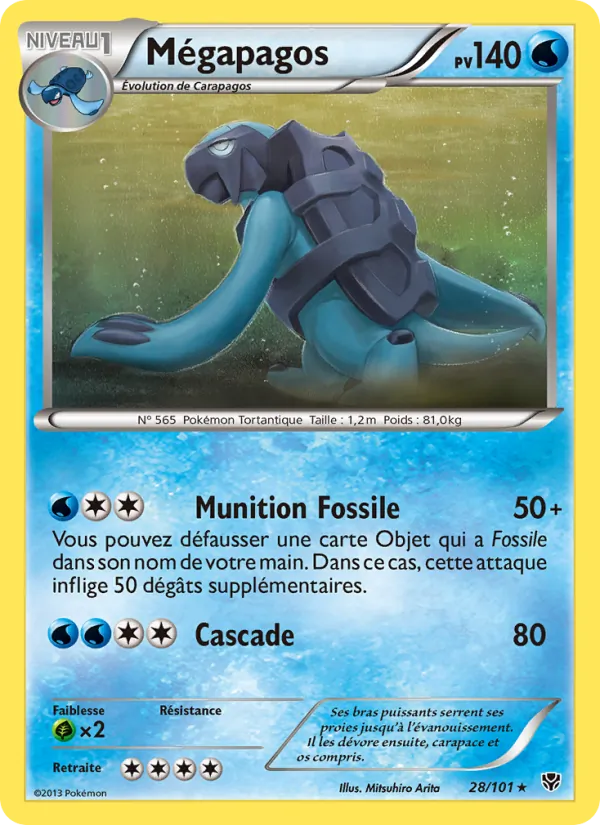 Carte Pokémon Mégapagos 28/101 de l'extension Explosion Plasma