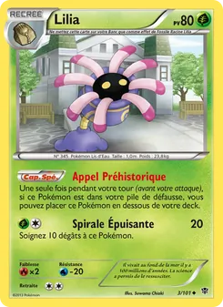 Carte Pokémon Lilia 3 — Explosion Plasma