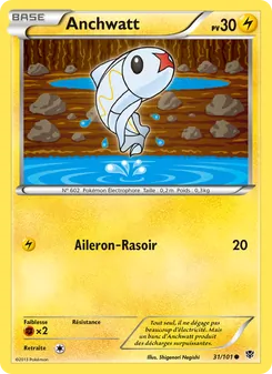 Carte Pokémon Anchwatt 31