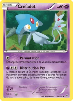 Carte Pokémon Créfadet 38