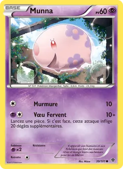 Carte Pokémon Munna 39