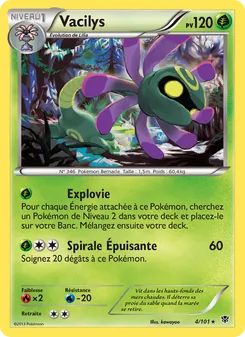 Carte Pokémon Vacilys 4 — Explosion Plasma