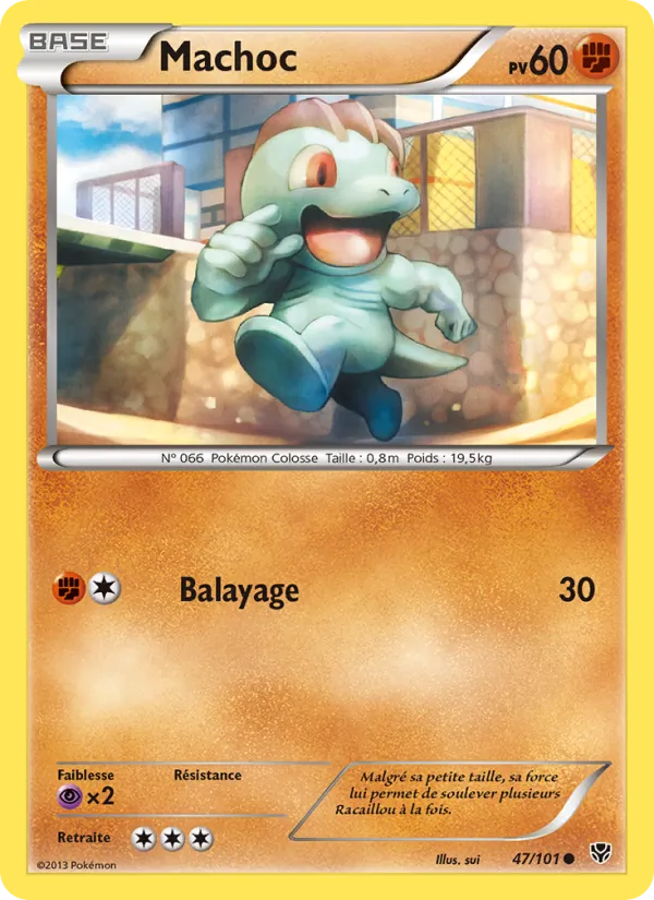 Carte Pokémon Machoc 47/101 de l'extension Explosion Plasma