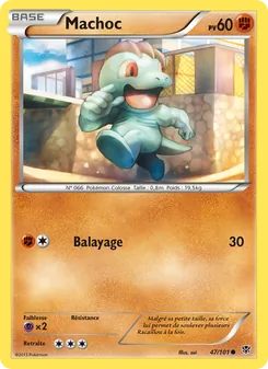 Carte Pokémon Machoc 47