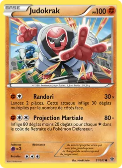 Carte Pokémon Judokrak 51