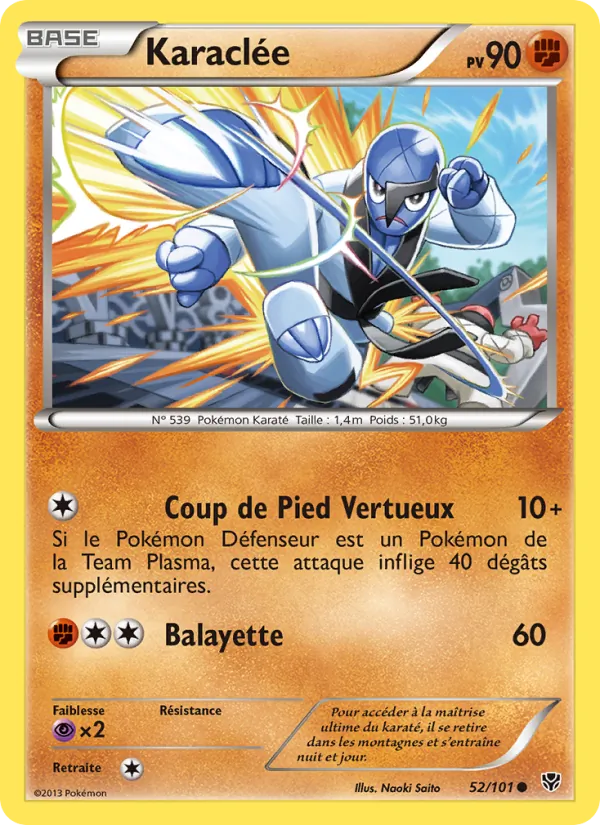 Carte Pokémon Karaclée 52/101 de l'extension Explosion Plasma