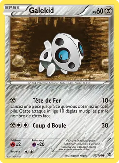Carte Pokémon Galekid 57