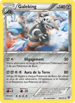 Carte Pokémon Galeking 59