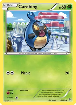 Carte Pokémon Carabing 6 — Explosion Plasma