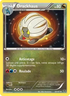 Carte Pokémon Drackhaus 63