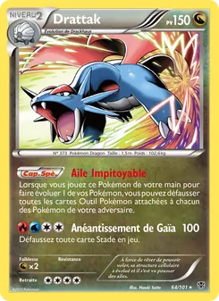 Carte Pokémon Drattak 64