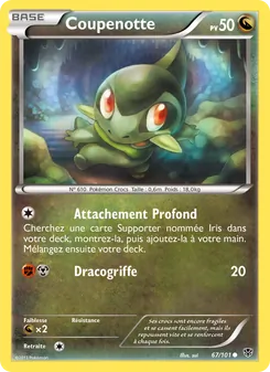 Carte Pokémon Coupenotte 67