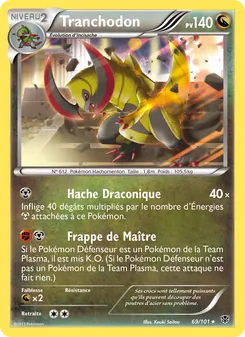 Carte Pokémon Tranchodon 69