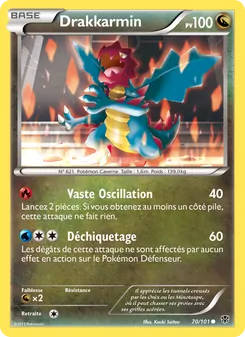 Carte Pokémon Drakkarmin 70