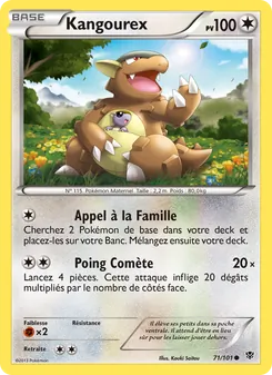 Carte Pokémon Kangourex 71