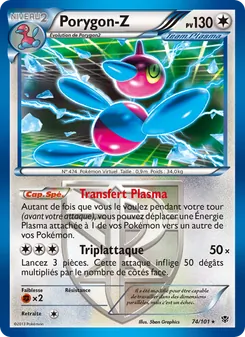 Carte Pokémon Porygon-Z 74