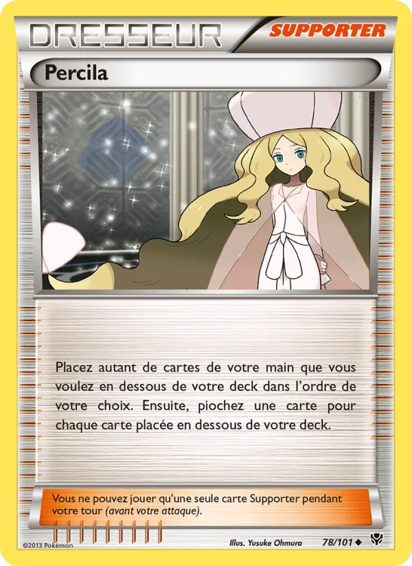 Carte Pokémon Percila 78/101 de l'extension Explosion Plasma