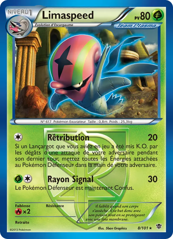 Carte Pokémon Limaspeed 8/101 de l'extension Explosion Plasma