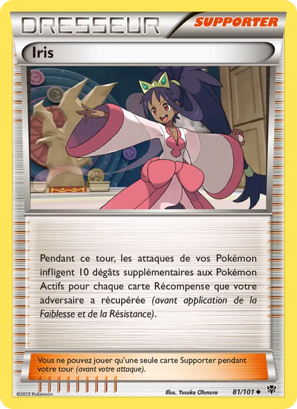 Carte Pokémon Iris 81/101 de l'extension Explosion Plasma