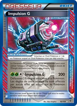 Carte Pokémon Impulsion G 92