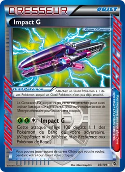 Carte Pokémon Impact G 93