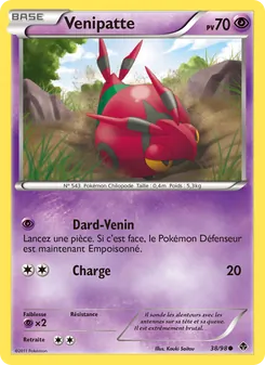 Carte Pokémon Venipatte 38 — Pouvoirs Émergents