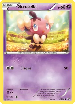 Carte Pokémon Scrutella 44 — Pouvoirs Émergents
