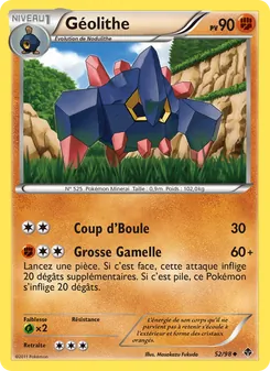 Carte Pokémon Géolithe 52 — Pouvoirs Émergents