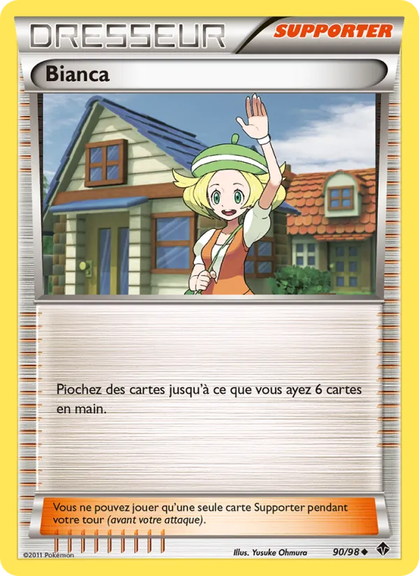 Carte Pokémon Bianca 90/98 de l'extension Pouvoirs Émergents