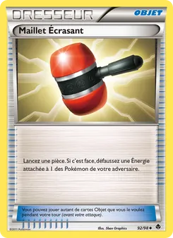 Carte Pokémon Maillet Écrasant 92 — Pouvoirs Émergents