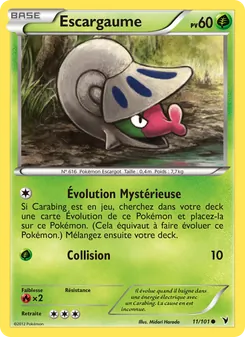 Carte Pokémon Escargaume 11 — Nobles Victoires
