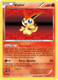 Carte Pokémon Victini 14 — Nobles Victoires